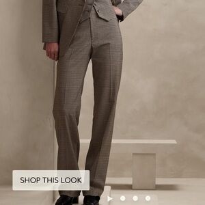 Banana Republic Siena Straight Italian Wool Pant NWT size 8